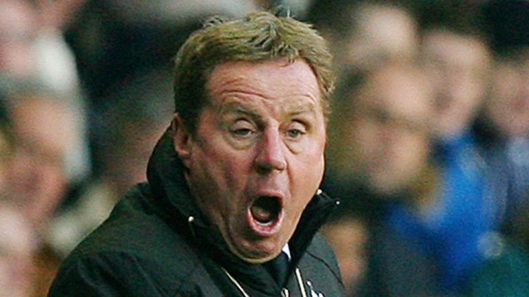 Harry Redknapp watches a 0-0 draw with Fulham.