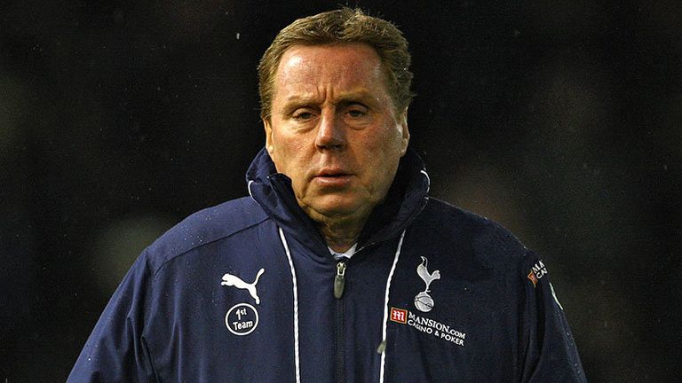 Spurs Manager Harry Redknapp before kick-off.