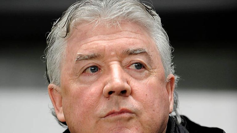 Joe Kinnear watches at St James Park as his side face Hull in the FA Cup third-round replay.