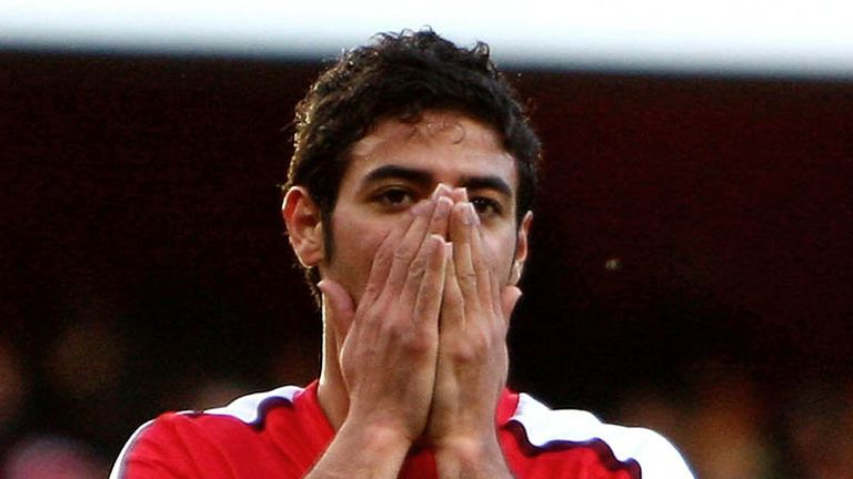 Carlos Vela is presented with chances to win the game for Arsenal late-on.