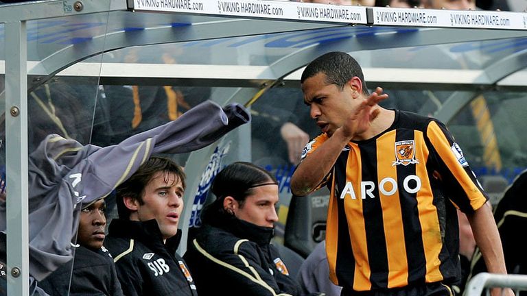 53rd minute: Geovanni shows his displeasure after being substituted.