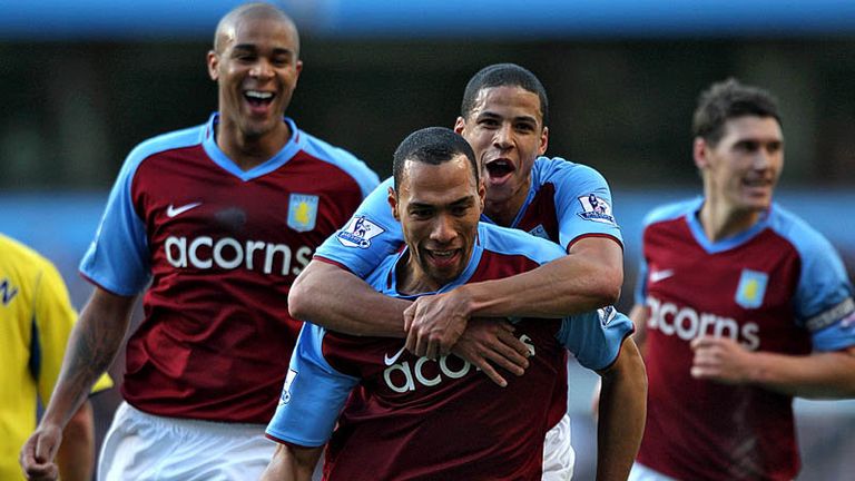 79th minute: John Carew doubles Villas lead with a cracker.