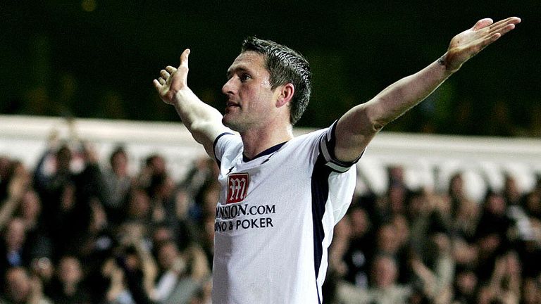 9th minute: Robbie Keane opens the scoring for Spurs with a superb finish.