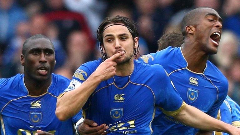 65th minute: Niko Kranjcar thunders a free-kick in to put Pompey back in front.