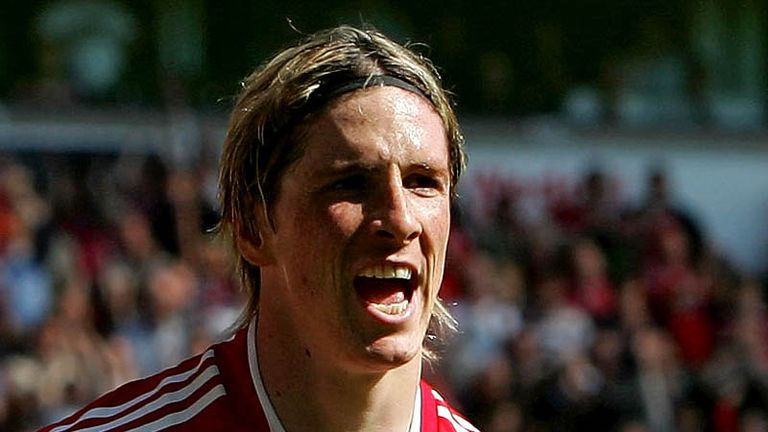 31st minute: Fernando Torres heads Liverpool into the lead.