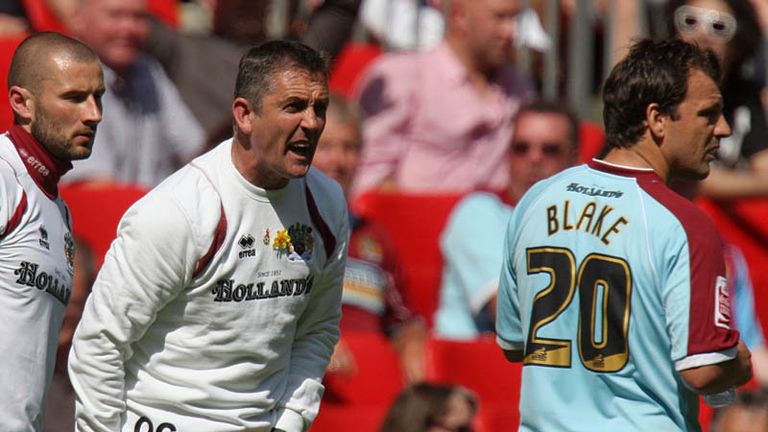 Owen Coyle barks instructions from the touchline.