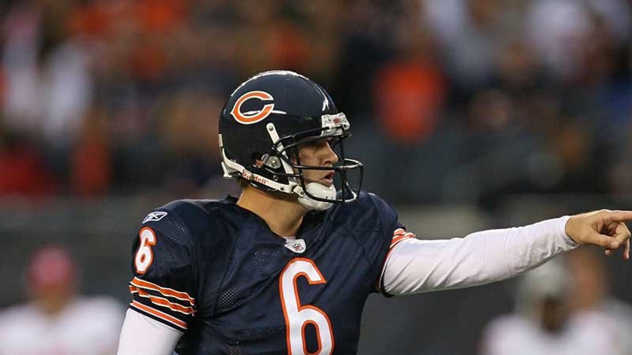 jay cutler signed helmet