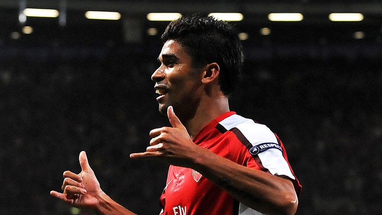 Eduardo makes the breakthrough as Arsenal cruise into the Champions League draw.