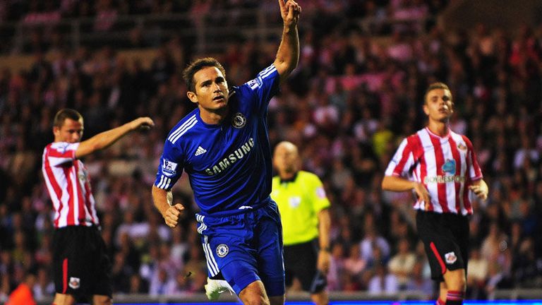 After Drogba is felled in the area, Frank Lampard converts from the spot to put Chelsea in front.