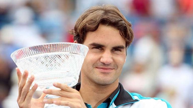 【希少】2009年USオープン ROGER FEDERER トラックジャケット 歴代ラケット】ロジャー・フェデラーが使用してきたラケットを