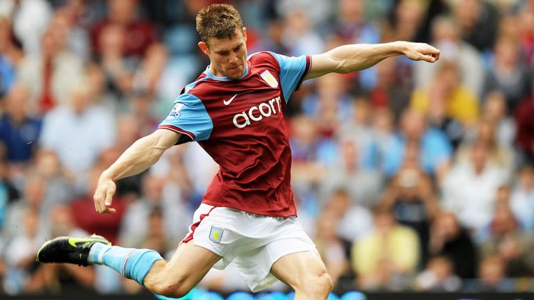 33rd minute: James Milner converts from the spot to put Villa in front.