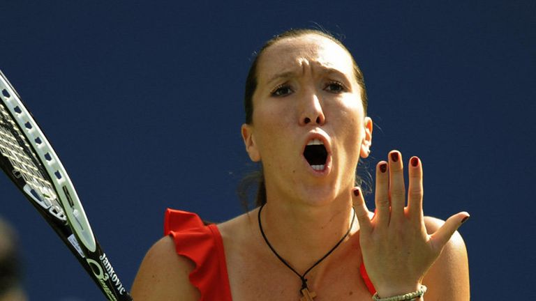 During her second round US Open match
