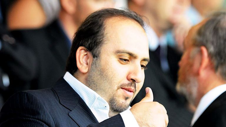 The new owner of Portsmouth Sulaiman Al Fahim is in attendance.