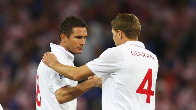 Frank Lampard and Steven Gerrard: Midfield duo have struggled to work effectively for England