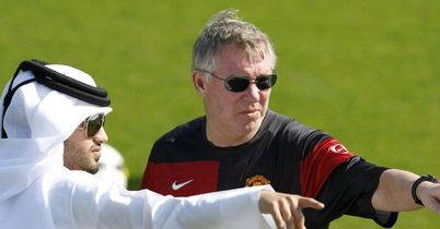 Brighter outlook: Sir Alex's side could spend more time in Doha if a break was introduced