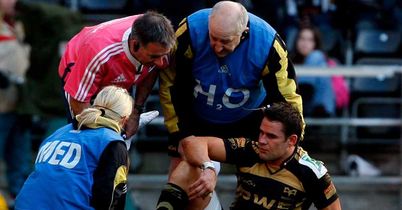 Byrne: Briefly returned to the field after suffering foot injury