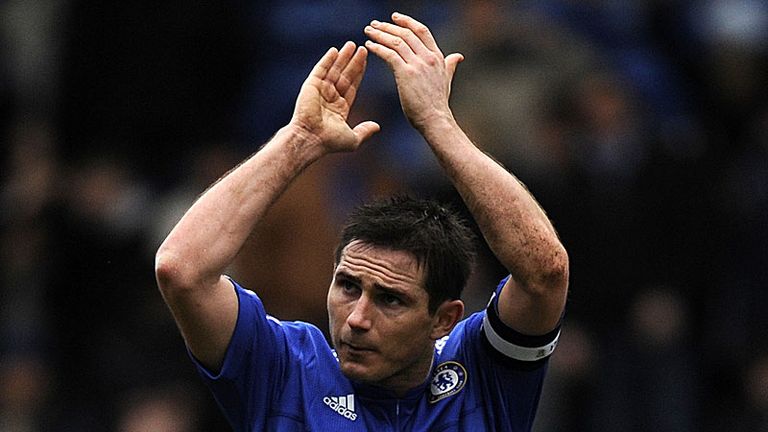The stand-in captain applauds the Chelsea faithful as they make the quarter-finals