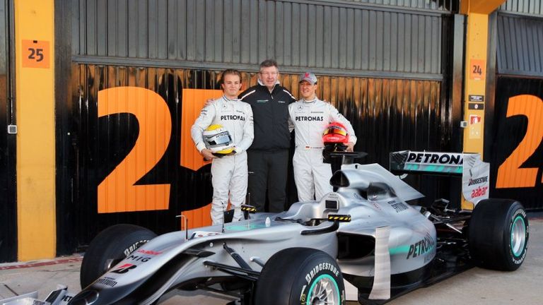 Mercedes GP unveil 2010 car | F1 News | Sky Sports