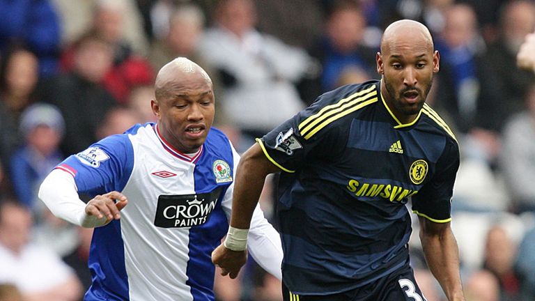 Diouf and Anelka compete