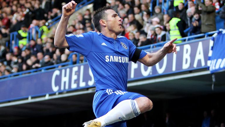 celebrating against Stoke at Stamford Bridge in the FA Cup sixth round clash