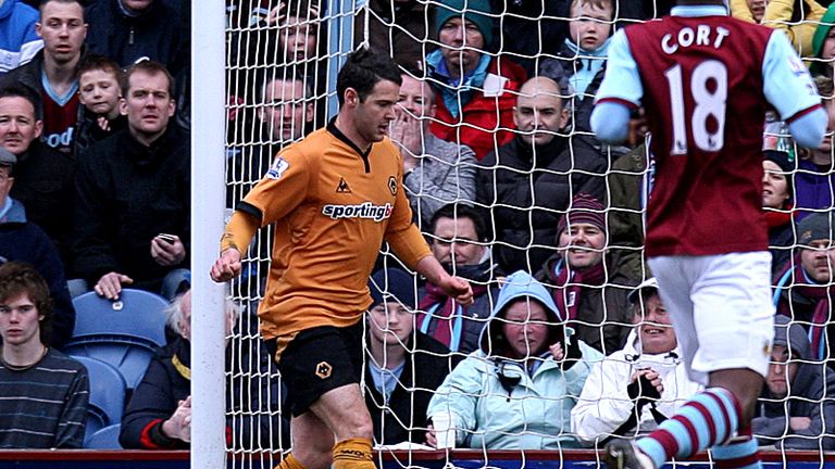 Matthew Jarvis taps in to put Wolves ahead at Turf Moor