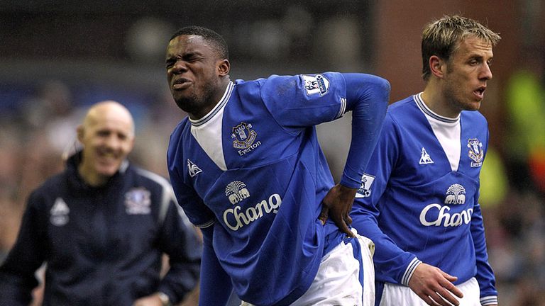 Anichebe: Forced off with injury