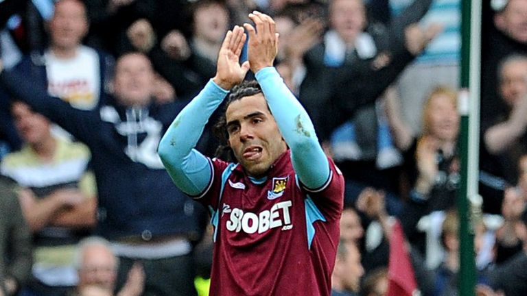 Carlos Tevez: Spent one season at West Ham and helped keep them in the Premier League