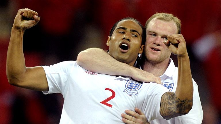 England go 3-1 up when Glen Johnson scores a cracker two minutes into the second half