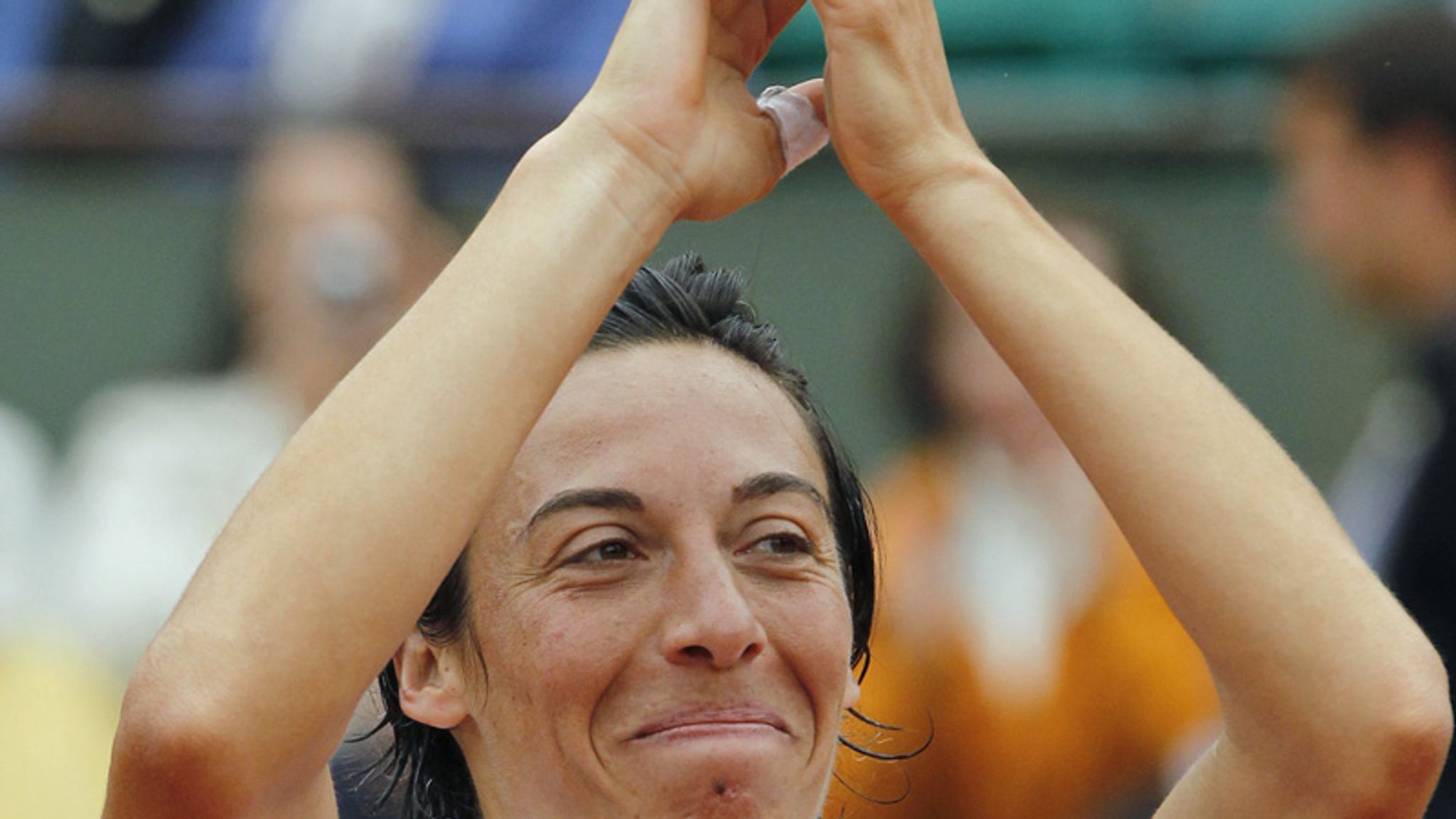 Schiavone makes history Tennis News Sky Sports