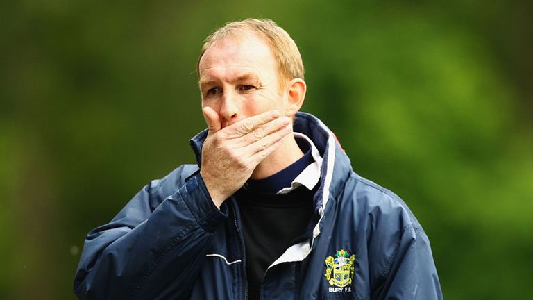 Bury manager Alan Knill