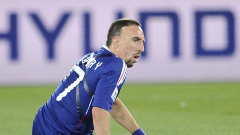 Franck Ribery contemplates an early exit