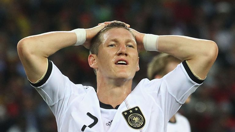 Schweinsteiger is left devastated as his team are knocked out