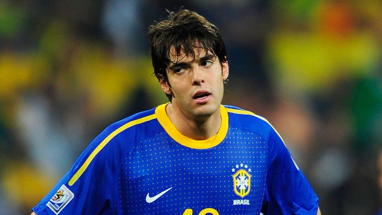 Kaka can do little but stand and stare as Brazil fall behind