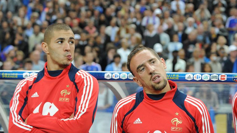 Prostitution scandal Karim Benzema Franck Ribery