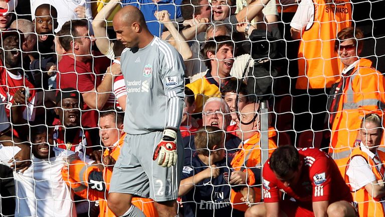 Dejection for Jose Reina.