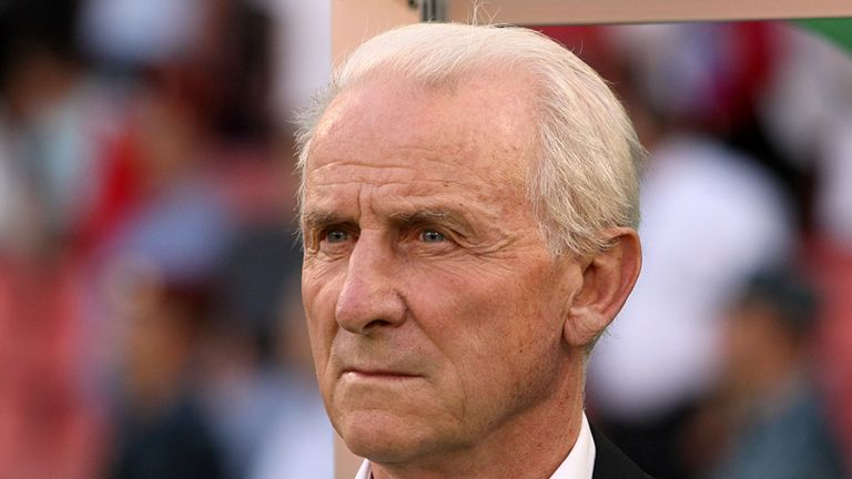 Trapattoni watches his side in action