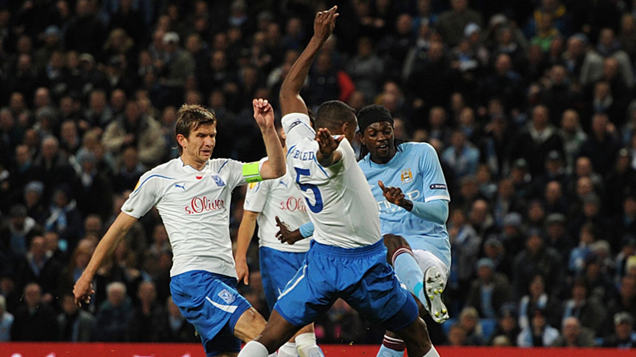 Man City 3 1 Lech Poznan Match Report Highlights