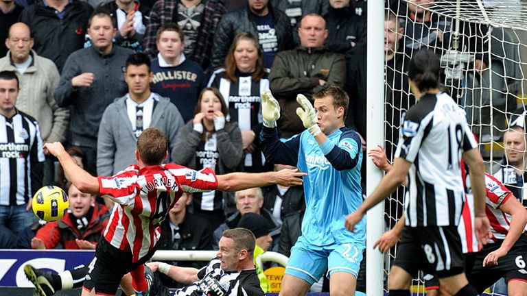 Breakthrough: Nolan netted the crucial opener