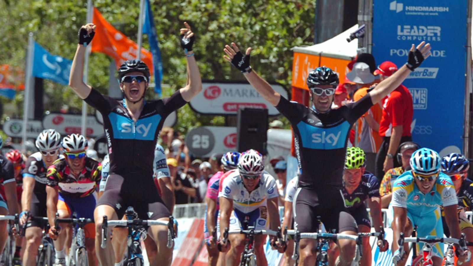 Team Sky rule in Adelaide Cycling News Sky Sports