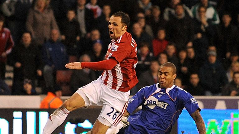 Challenge: Etherington wins a penalty from a late Knight challenge
