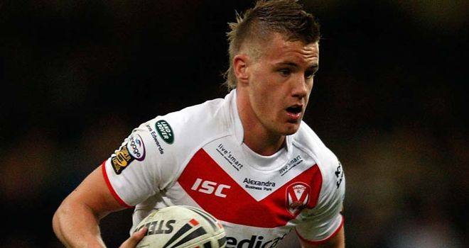 At the double: Foster contributed two tries to St Helens&#39; win