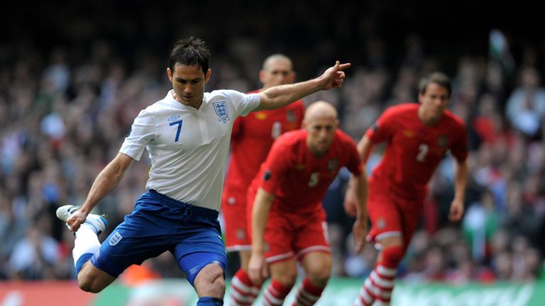 Frank Lampard: Has converted seven penalties while donning the colours of his country