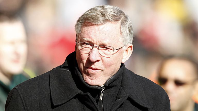 Sir Alex Ferguson at Anfield