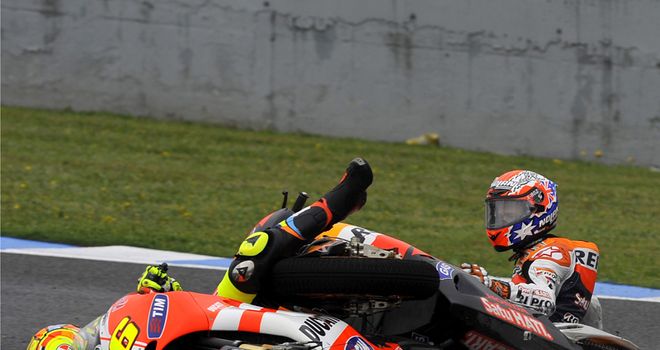 Collision: Rossi and Stoner