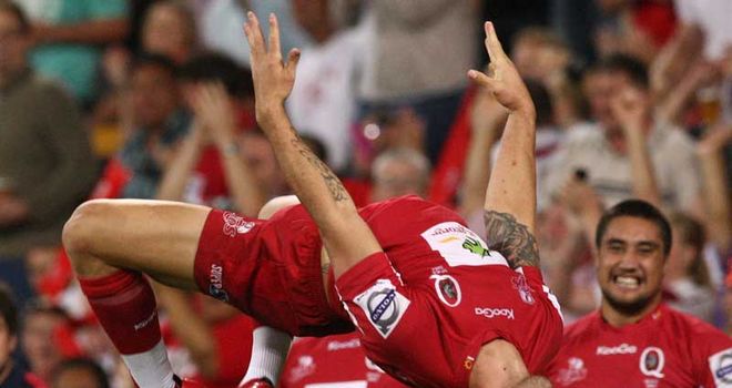 Cooper: celebrates in style