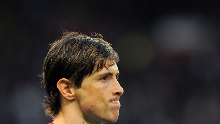 Fernando Torres looks on glumly during a disappointing display