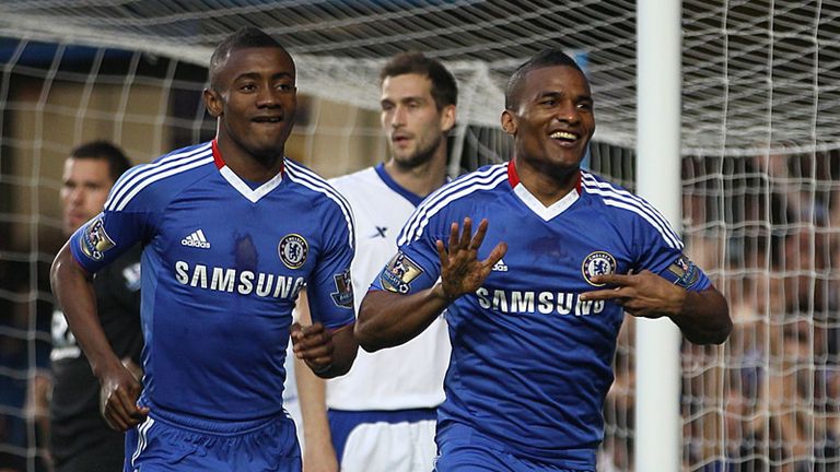 Florent Malouda puts Chelsea in front after three minutes