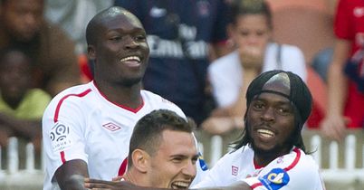 Lille celebrate after clinching French title