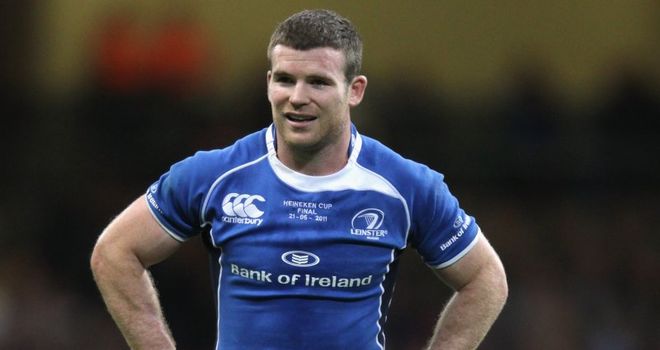 Gordon D&#39;Arcy: scored his 24th Heineken Cup try