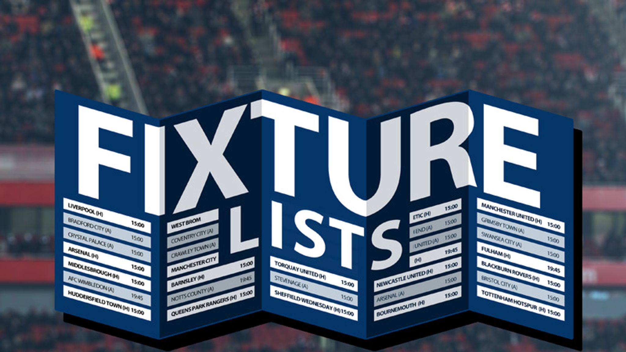 Fixtures released Football News Sky Sports